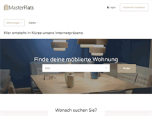 Tablet Screenshot of masterflats.com